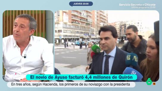 Miguel &Aacute;ngel Campos analiza en M&aacute;s Vale Tarde la casualidad de que la "explosi&oacute;n contractual" de Gonz&aacute;lez Amador con Quir&oacute;n y su relaci&oacute;n con Ayuso empezaran en el mismo a&ntilde;o, 2021: "No hay m&aacute;s preguntas, se&ntilde;or&iacute;a".