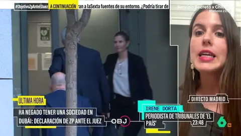 Irene Dorta desvela la insistencia del juez Calama sobre una supuesta sociedad en Dubái que habría ordenado crear Zapatero Irene Dorta desvela la insistencia del juez Calama sobre una supuesta sociedad en Dubái que habría ordenado crear Zapatero