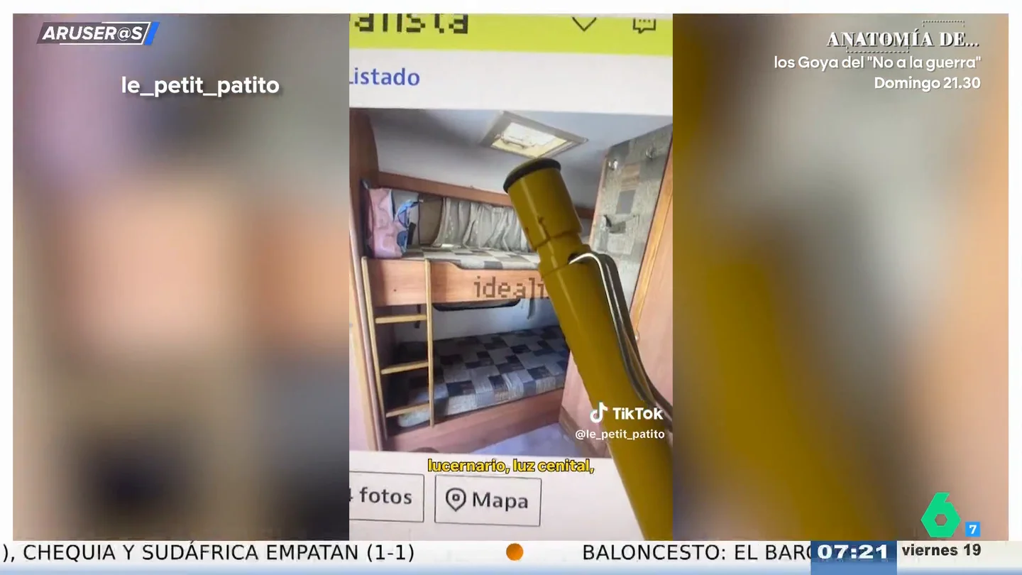 El surrealista anuncio de una caravana por 600 euros al mes de alquiler: "Primera planta sin ascensor" El surrealista anuncio de una caravana por 600 euros al mes de alquiler: "Primera planta sin ascensor"