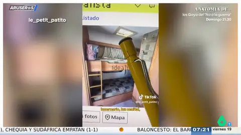 El surrealista anuncio de una caravana por 600 euros al mes de alquiler: "Primera planta sin ascensor" El surrealista anuncio de una caravana por 600 euros al mes de alquiler: "Primera planta sin ascensor"