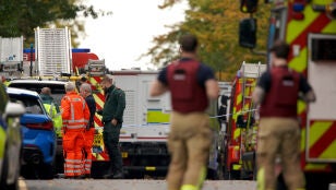 Imagen de archivo de equipos de emergencia en Inglaterra