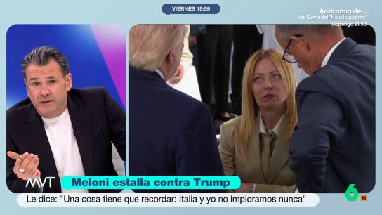 "Mientras Netanyahu le trolea, Putin se r&iacute;e de &eacute;l o Xi Jinping directamente prescinde de cualquiera de sus opiniones, hay que ver qu&eacute; zascas da Trump a sus socios", comenta I&ntilde;aki L&oacute;pez tras su incidente diplom&aacute;tico en Italia.