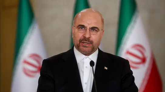 El presidente del parlamento iraní, Mohamad Baqer Qalibaf, en una imagen de archivo El presidente del parlamento iraní, Mohamad Baqer Qalibaf, en una imagen de archivo