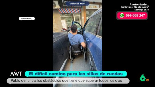 Pablo Tovar es un chico que en sus redes sociales denuncia las malas pr&aacute;cticas de los conductores con las plazas para personas con discapacidad, algo que &eacute;l sufre en sus propias carnes al estar en una silla de ruedas.