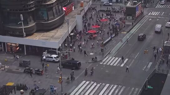 Caos en Times Square por un tiroteo tras la fiesta de los NY Knicks: detenido un joven de 17 a&ntilde;os