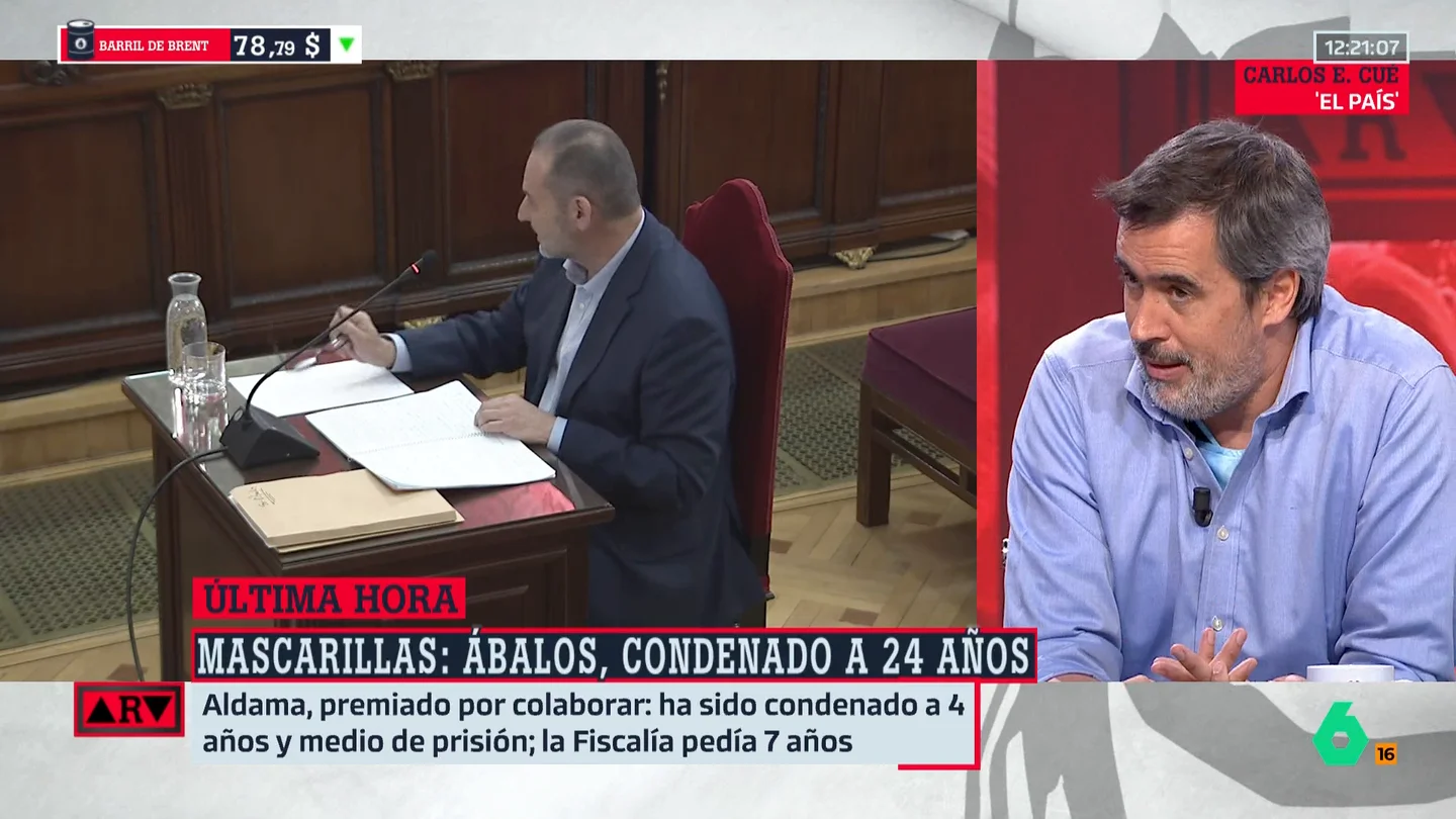 Carlos E. Cué: "Ojo con Víctor de Aldama, es un corruptor confeso y la persona que más dinero se ha llevado en este caso" Carlos E. Cué: "Ojo con Víctor de Aldama, es un corruptor confeso y la persona que más dinero se ha llevado en este caso"