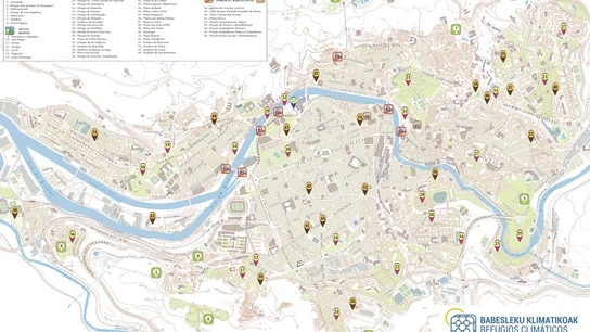 Refugios climáticos exteriores en Bilbao Refugios climáticos exteriores en Bilbao