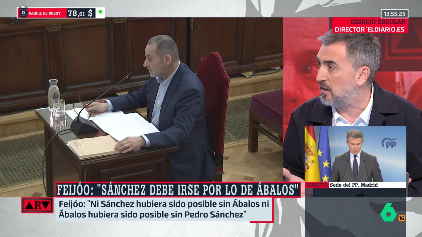 Ignacio Escolar ve "un mensaje de disonancia" en la reacción de Feijóo: "Es como el pastor que dice que viene el lobo todo el tiempo" Ignacio Escolar ve "un mensaje de disonancia" en la reacción de Feijóo: "Es como el pastor que dice que viene el lobo todo el tiempo"