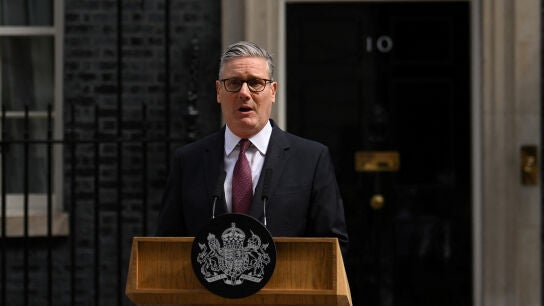 Imagen del primer ministro brit&aacute;nico, Keir Starmer.