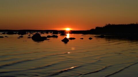 Anochecer en Saaremaa