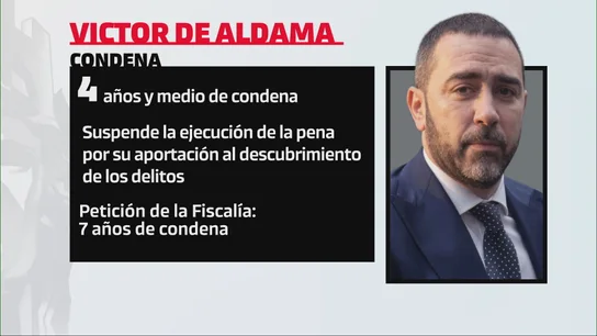 El Supremo condena a Aldama a 4 años y medio de cárcel El Supremo condena a Aldama a 4 años y medio de cárcel