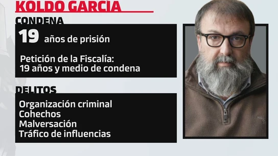 El Supremo condena a Koldo García a 19 años de cárcel El Supremo condena a Koldo García a 19 años de cárcel