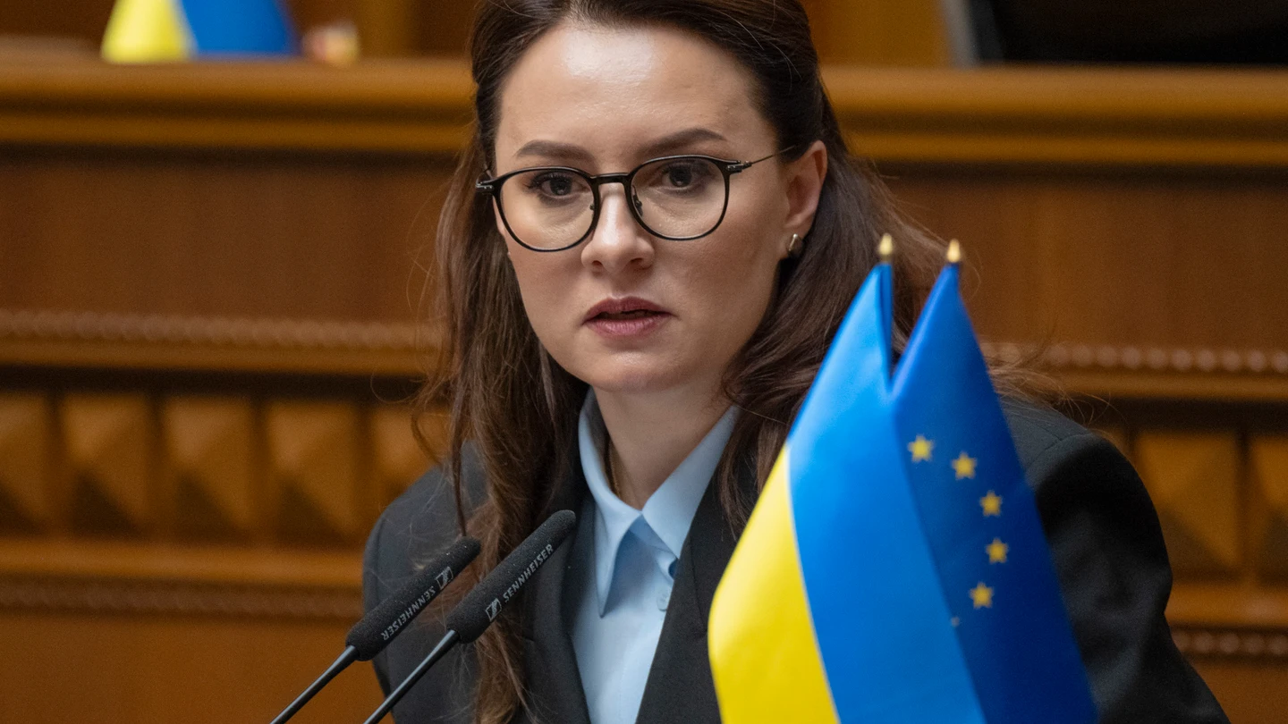 La primera ministra de Ucrania, Yulia Sviridenko La primera ministra de Ucrania, Yulia Sviridenko