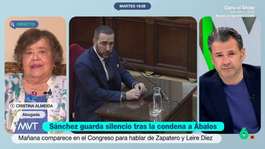 La abogada se muestra muy cr&iacute;tica con el hecho de que hayan eximido al empresario de entrar en prisi&oacute;n. Adem&aacute;s, considera que la pena de 24 a&ntilde;os para &Aacute;balos es excesiva. "Es un poquito pasarse", expone.  