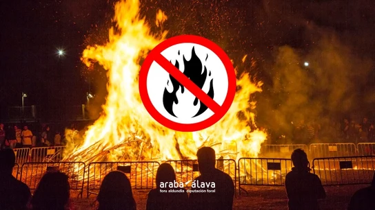 Se prohíben las hogueras de San Juan en todo Álava ante el riesgo de incendio forestal Se prohíben las hogueras de San Juan en todo Álava ante el riesgo de incendio forestal
