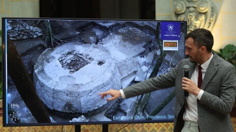 El director del Proyecto Arqueológico Lechugal-Norte, Julien Hiquet