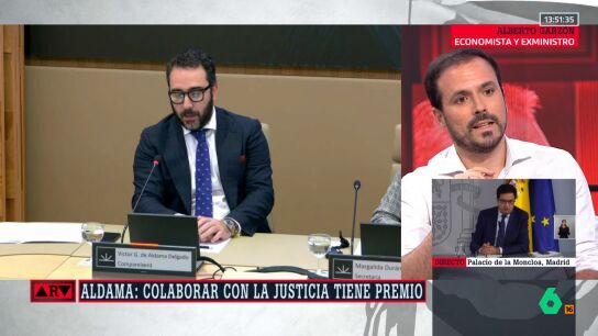 Alberto Garz&oacute;n, sobre Aldama: "La derecha lo est&aacute; convirtiendo en un h&eacute;roe, es ya parte de su cultura pop"