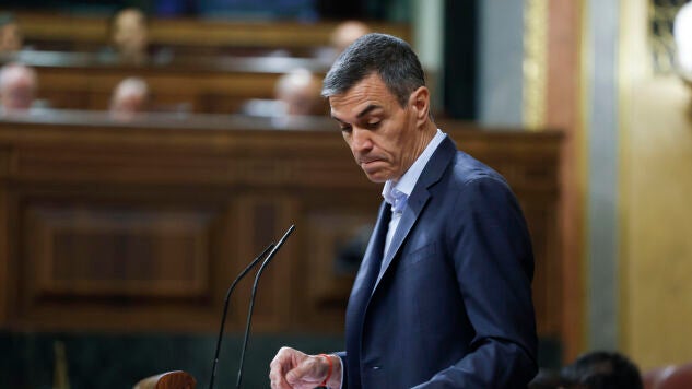 El presidente del Gobierno, Pedro S&aacute;nchez, interviene en el Congreso