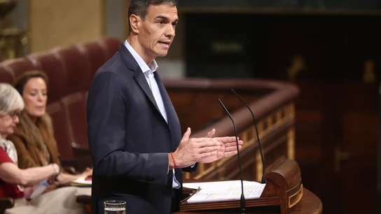 El presidente del Gobierno, Pedro Sánchez, interviene durante una sesión plenaria en el Congreso de los Diputados, a 24 de junio de 2026, en Madrid El presidente del Gobierno, Pedro Sánchez, interviene durante una sesión plenaria en el Congreso de los Diputados, a 24 de junio de 2026, en Madrid