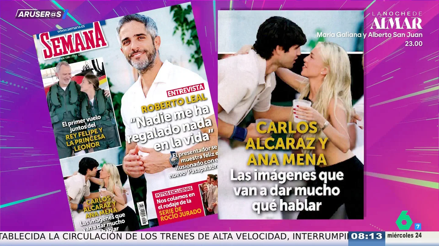 Ana Mena y Carlos Alcaraz desatan los rumores de relación tras su ruptura con Óscar Casas: "Diego Arrabal dice que pasaron la noche juntos" Ana Mena y Carlos Alcaraz desatan los rumores de relación tras su ruptura con Óscar Casas: "Diego Arrabal dice que pasaron la noche juntos"