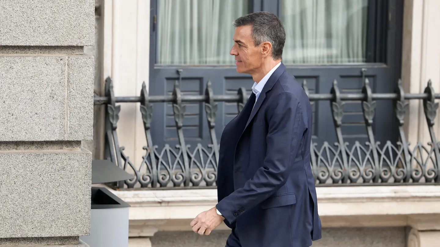 El presidente del Gobierno, Pedro Sánchez, a su llegada al Congreso El presidente del Gobierno, Pedro Sánchez, a su llegada al Congreso
