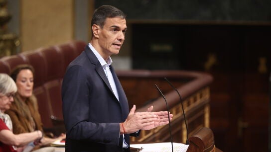 El presidente del Gobierno, Pedro S&aacute;nchez, interviene durante una sesi&oacute;n plenaria en el Congreso de los Diputados, a 24 de junio de 2026, en Madrid (Espa&ntilde;a).