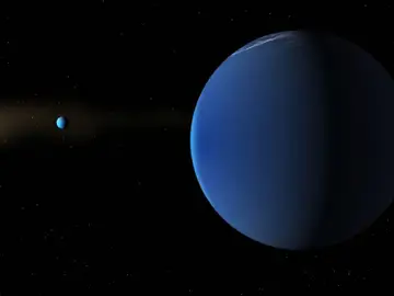 Representación de los planetas gaseosos TOI 791 b y TOI-791 c Representación de los planetas gaseosos TOI 791 b y TOI-791 c