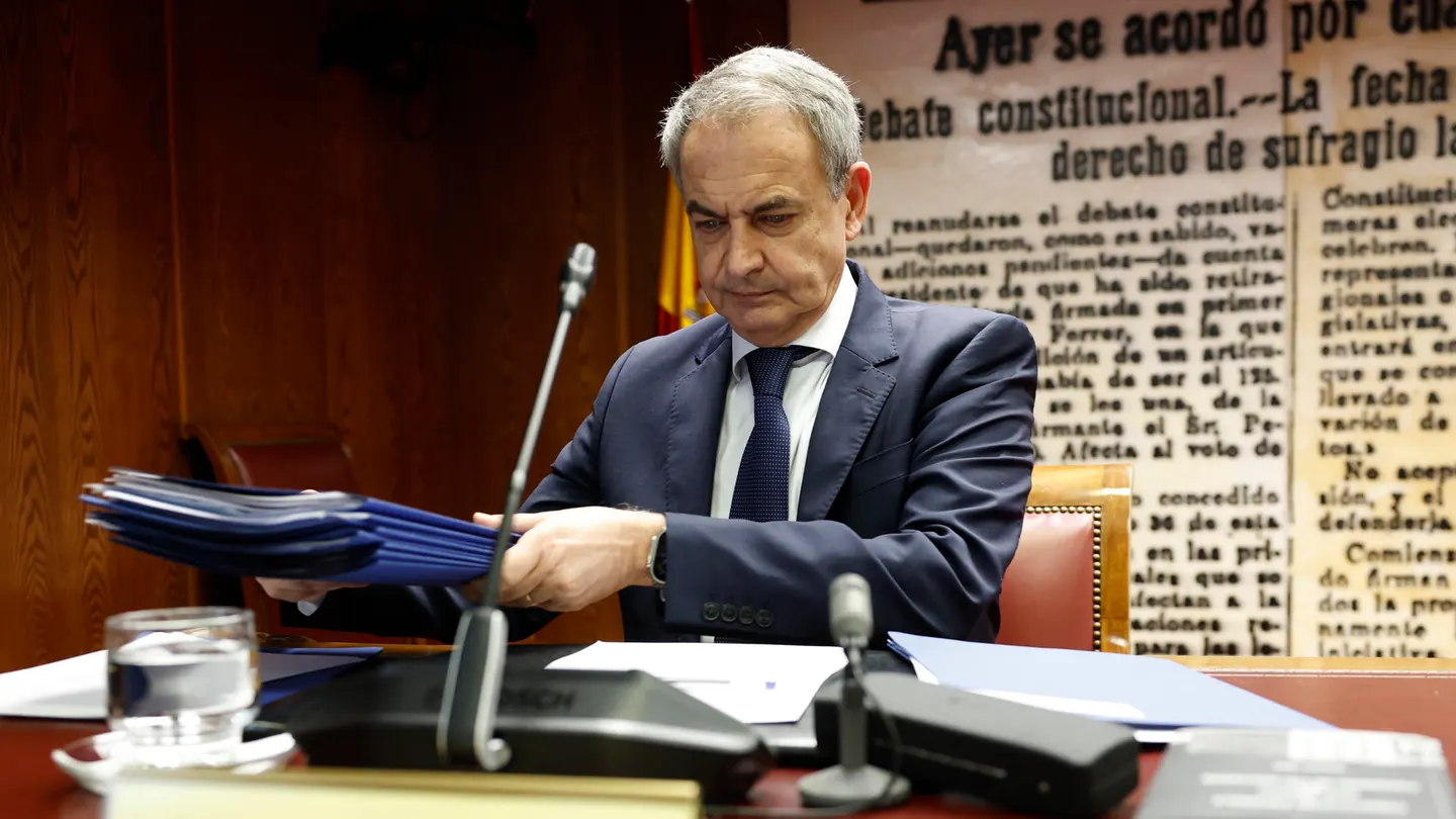 El expresidente del Gobierno José Luis Rodríguez Zapatero comparece en la comisión de investigación del caso Koldo en el Senado. El expresidente del Gobierno José Luis Rodríguez Zapatero comparece en la comisión de investigación del caso Koldo en el Senado.