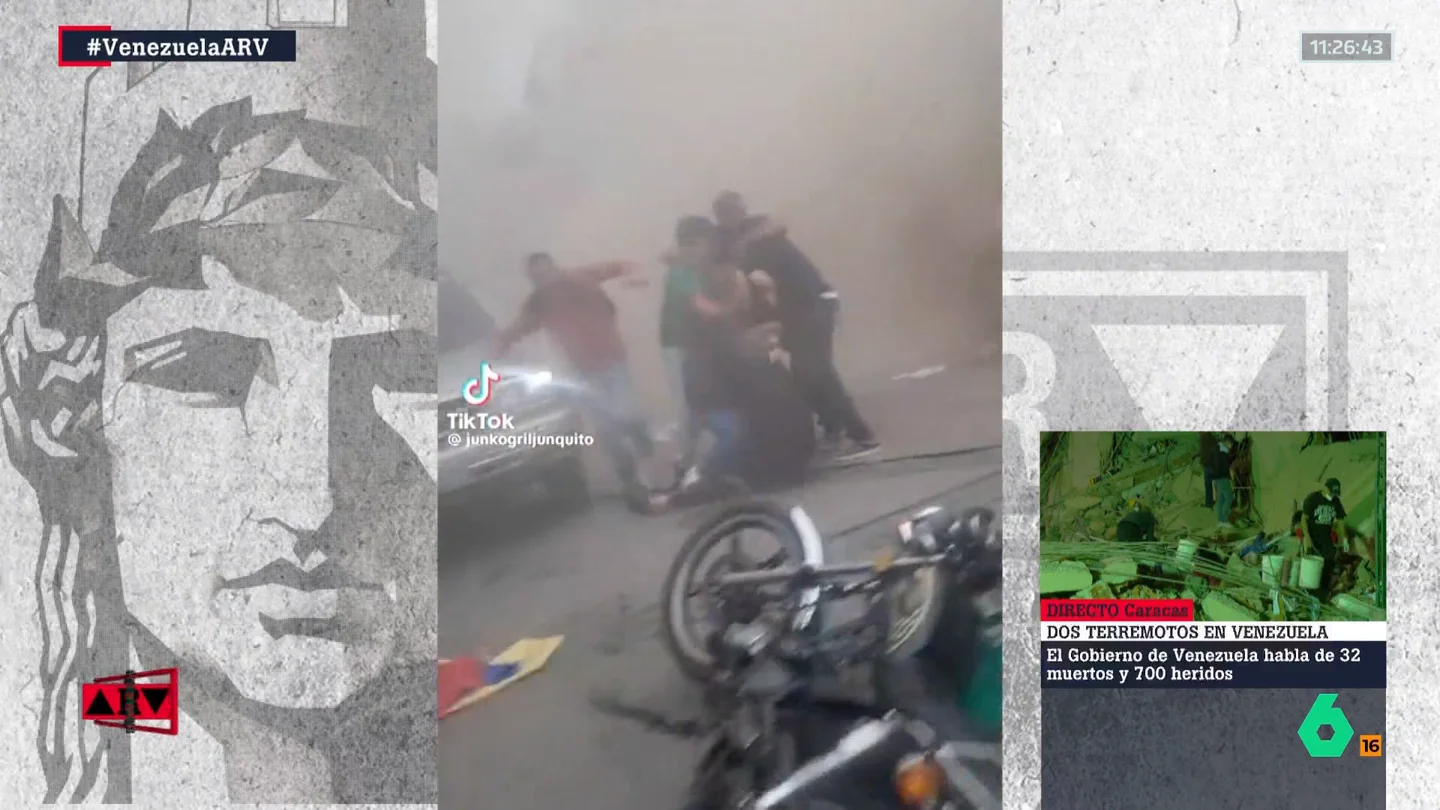 Pánico y terror en las calles de Venezuela instantes después de los dos terremotos: "¿Dónde está mi mamá?" Pánico y terror en las calles de Venezuela instantes después de los dos terremotos: "¿Dónde está mi mamá?"