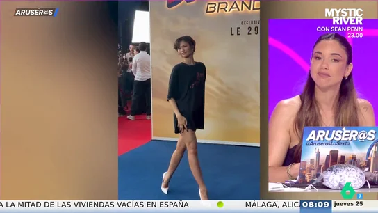 De Spiderman y por 35 dólares: Zendaya sorprende al posar solo con una camiseta en su premier De Spiderman y por 35 dólares: Zendaya sorprende al posar solo con una camiseta en su premier