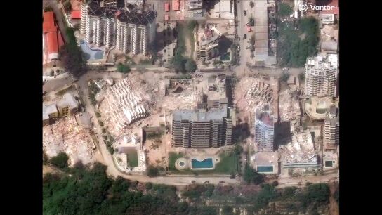 Las im&aacute;genes de sat&eacute;lite que muestran la destrucci&oacute;n en La Guaira en Venezuela tras los terremotos