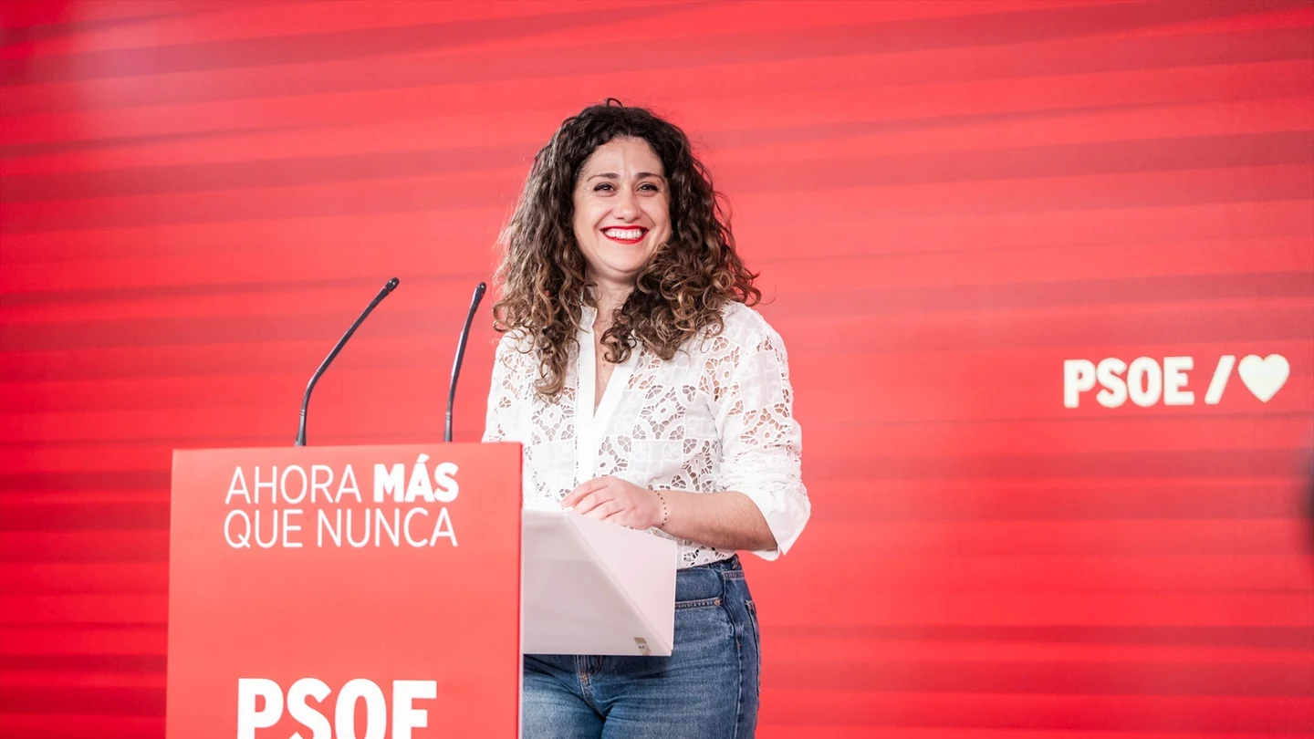 Imagen de archivo de la portavoz adjunta de la Comisión Ejecutiva Federal del PSOE, Enma López. Imagen de archivo de la portavoz adjunta de la Comisión Ejecutiva Federal del PSOE, Enma López.