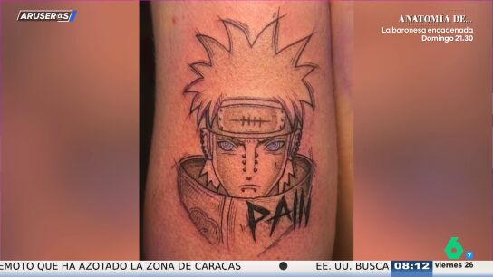 El v&iacute;deo de David de Gea en el que se tat&uacute;a a 'Pain', un personaje manga de la serie 'Naruto'