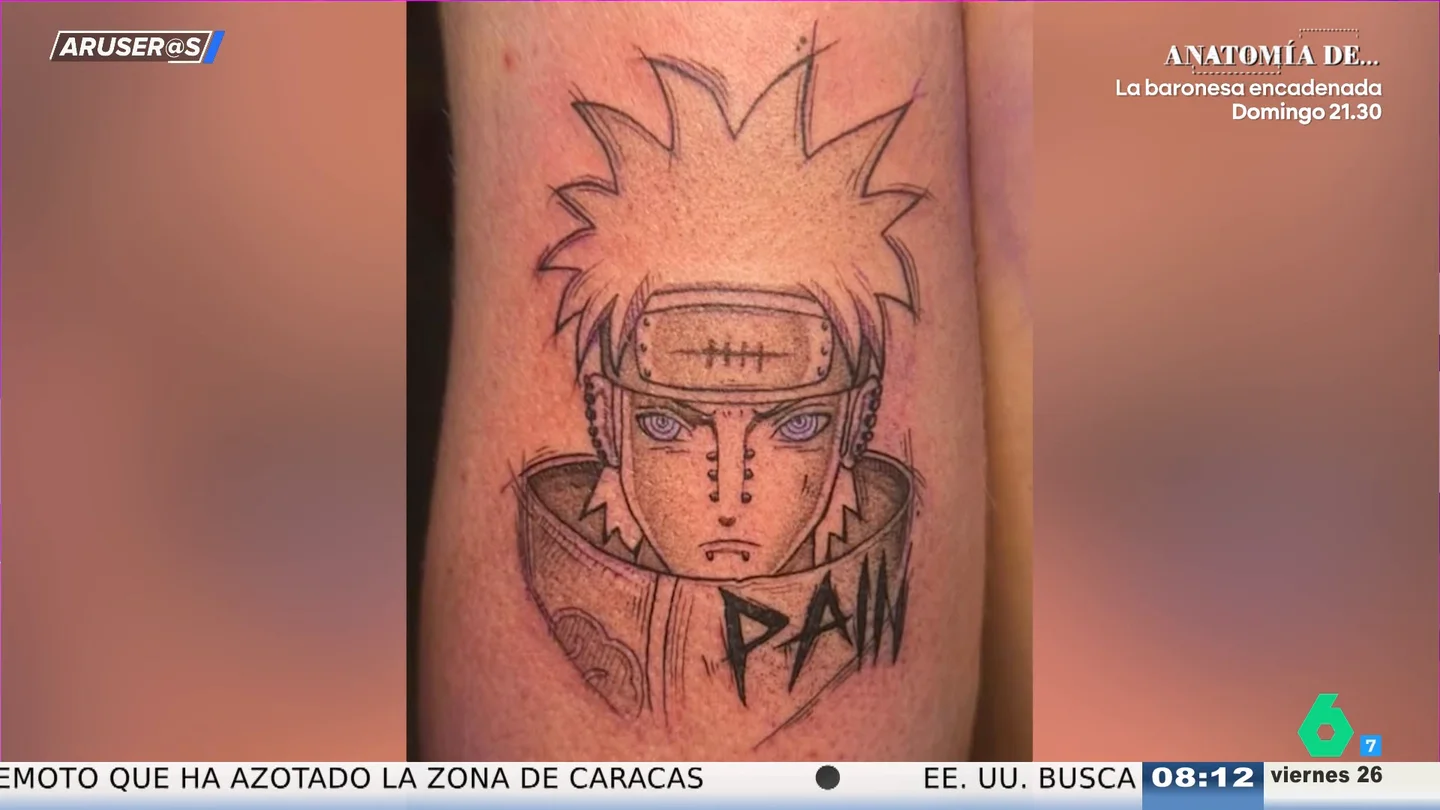 El vídeo de David de Gea en el que se tatúa a 'Pain', un personaje manga de la serie 'Naruto' El vídeo de David de Gea en el que se tatúa a 'Pain', un personaje manga de la serie 'Naruto'