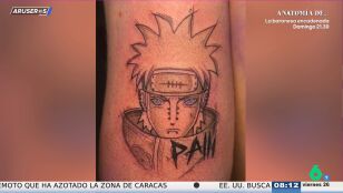El v&iacute;deo de David de Gea en el que se tat&uacute;a a 'Pain', un personaje manga de la serie 'Naruto'