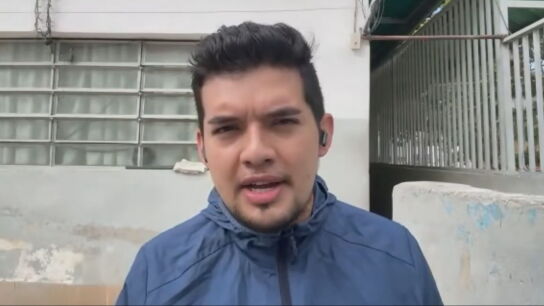 Sergio, turista colombiano