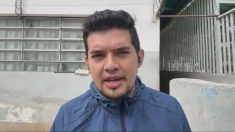 Sergio, turista colombiano