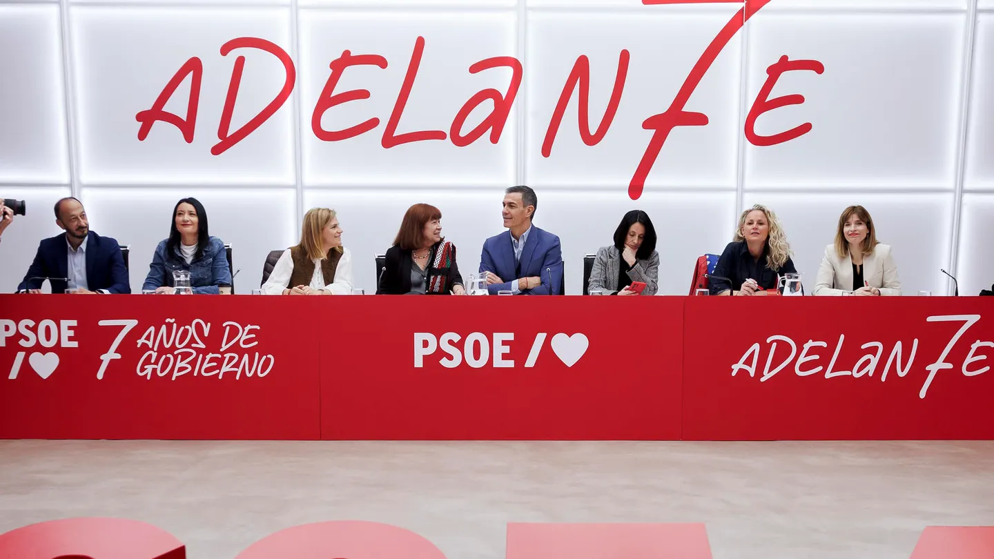Foto de archivo del presidente del Gobierno y secretario general del PSOE, Pedro Sánchez, durante la reunión del Comité Ejecutivo Federal del partido en 2025. Foto de archivo del presidente del Gobierno y secretario general del PSOE, Pedro Sánchez, durante la reunión del Comité Ejecutivo Federal del partido en 2025.