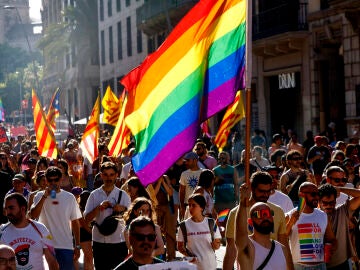 Manifestaci&oacute;n del Orgullo en Barcelona