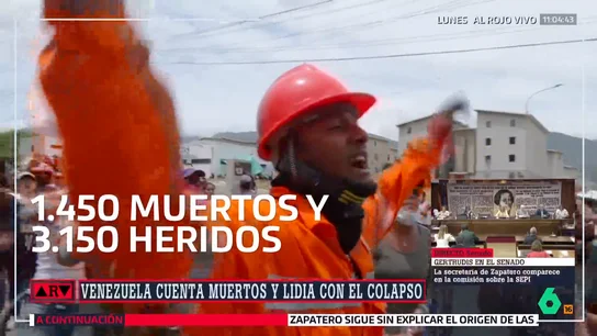 La desesperación de un padre tras conseguir desenterrar la mitad del cuerpo de su hija en Venezuela: "Que me maten si quieren" La desesperación de un padre tras conseguir desenterrar la mitad del cuerpo de su hija en Venezuela: "Que me maten si quieren"