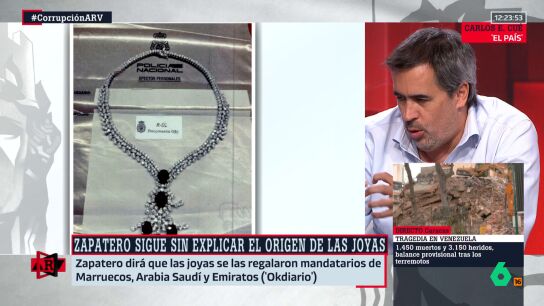 Carlos E. Cu&eacute; exige explicaciones p&uacute;blicas a Zapatero por las joyas: "Ah&iacute; es donde se abrir&aacute; el verdadero debate sobre su devoluci&oacute;n"