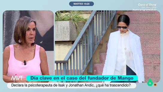 Beatriz de Vicente, sobre las sospechas en torno a la terapeuta de los Andic: "Podría considerarse hasta inductora" Según ha publicado el diario 'La Vanguardia', la terapeuta "habría amenazado a Isak Andic con dejar la terapia si no avanzaba dinero a Jonathan".