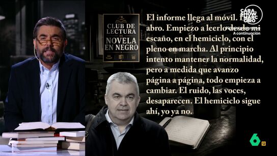 Wyoming y Dani Mateo analizan los mejores fragmentos del libro de Santos Cerd&aacute;n, donde narra c&oacute;mo recibi&oacute; el informe de la UCO, su llegada a la prisi&oacute;n y su salida, que seg&uacute;n Dani le sit&uacute;a en la "generaci&oacute;n del trinca y siete".