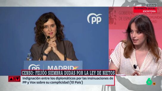 Elizabeth Duval: "El debate sobre la 'ley de nietos' est&aacute; desmantelando la relaci&oacute;n del PP con las instituciones"