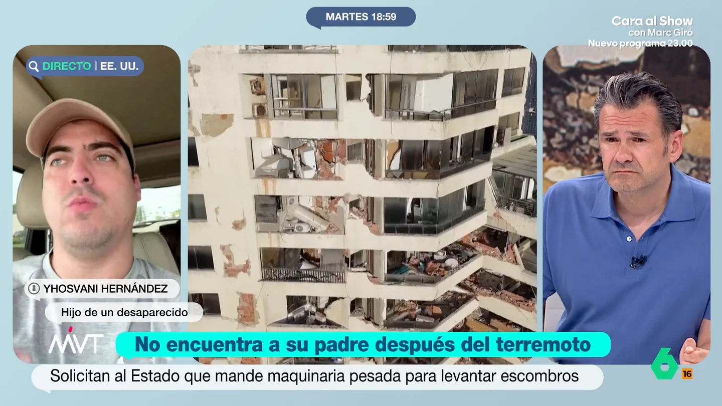 Yhosvani Hernández, venezolano, denuncia que los rescates paran de noche por falta de luz Yhosvani Hernández sigue sin noticias de buena parte de su familia desde el terremoto de Venezuela. Denuncia que "no hay maquinaria suficiente" para mover escombros y que, por la noche, hay que parar porque el Gobierno venezolano no proporciona luces.