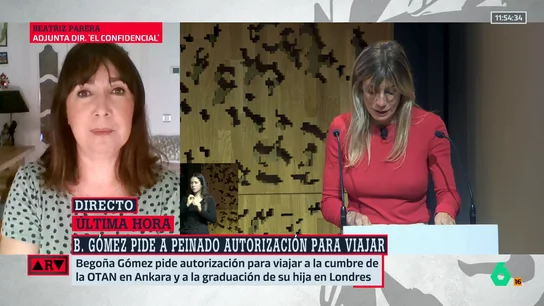 Beatriz Parera, sobre la petición de Begoña Gómez para salir de España: "Intentan evidenciar el ridículo de la decisión del juez" Beatriz Parera, sobre la petición de Begoña Gómez para salir de España: "Intentan evidenciar el ridículo de la decisión del juez"