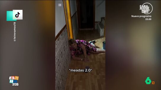 Una abuela ha protagonizado un divertido y viral momento despu&eacute;s de que su nieta decida gastarle una broma cont&aacute;ndole que la Guardia Civil la ha parado por exceso de velocidad. 