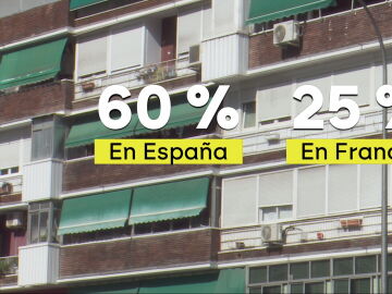 El porcentaje de hogares espa&ntilde;oles con aire acondicionado frente el de Francia