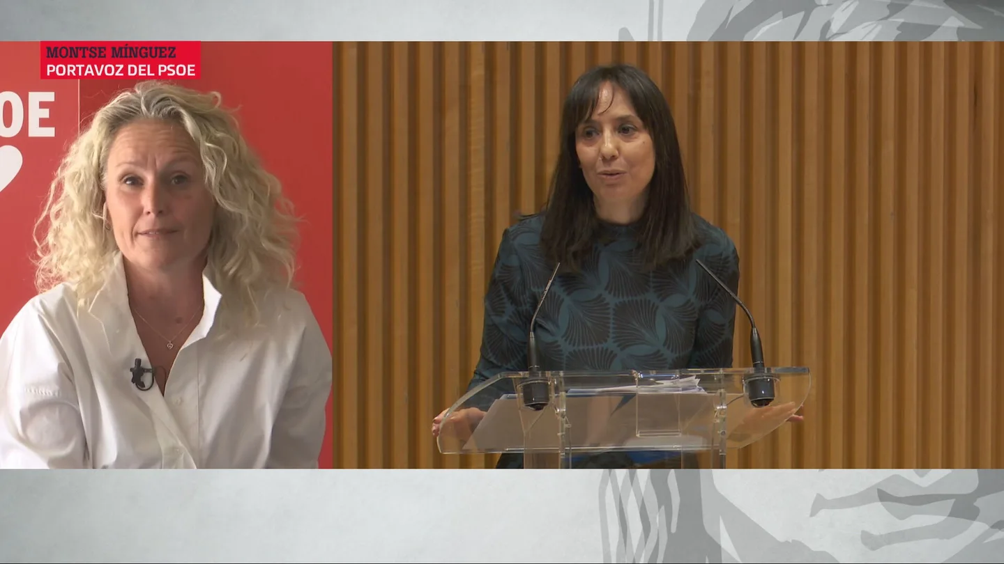 Montse Mínguez (PSOE) pide respetar la presunción de inocencia de la directora de la Guardia Civil: "Está imputada por hacer unos cafés" Montse Mínguez (PSOE) pide respetar la presunción de inocencia de la directora de la Guardia Civil: "Está imputada por hacer unos cafés"