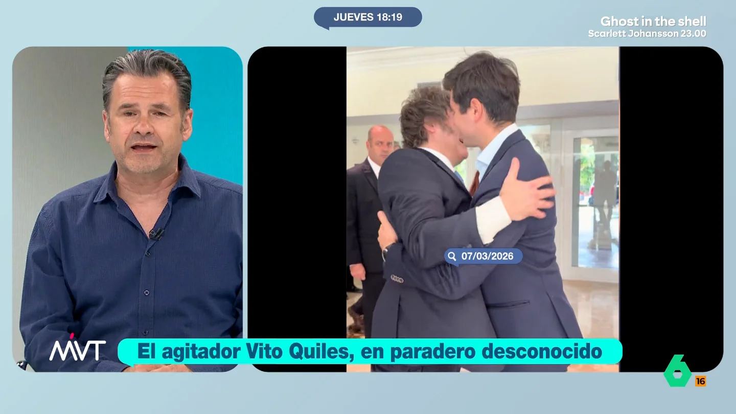 Vito Quiles asegura que Milei se "ha ofrecido" a resguardarlo en la embajada argentina tras la orden de busca y captura contra él Vito Quiles asegura que Milei se "ha ofrecido" a resguardarlo en la embajada argentina tras la orden de busca y captura contra él